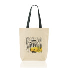 Bolsa de algodón 180gr con asas de color