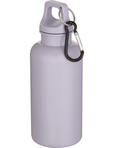 Botella de plástico reciclado RCS 400ml con mosquetón