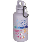 Botella de plástico reciclado RCS 400ml con mosquetón