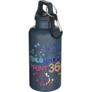 Botella de plástico reciclado RCS 400ml con mosquetón