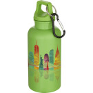 Botella de plástico reciclado RCS 400ml con mosquetón
