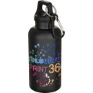 Botella de plástico reciclado RCS 400ml con mosquetón