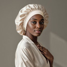 Gorro de noche de satén