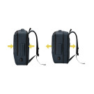 Mochila extensible acolchada con USB