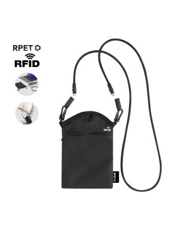 Bandolera acolchada con cable tipo c para carga y transferencia de datos