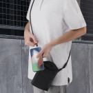 Bandolera acolchada con cable tipo c para carga y transferencia de datos