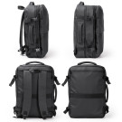 Mochila de viaje con comprensión al vacio y bolsillos ajustables