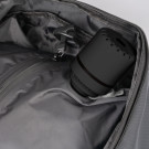 Mochila de viaje con comprensión al vacio y bolsillos ajustables