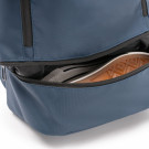 Mochila de piel sintética con zapatero 15L