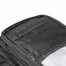 Mochila de viaje extensible de piel sintética