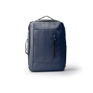 Mochila de viaje extensible de piel sintética