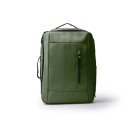 Mochila de viaje extensible de piel sintética