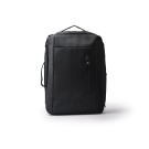Mochila de viaje extensible de piel sintética