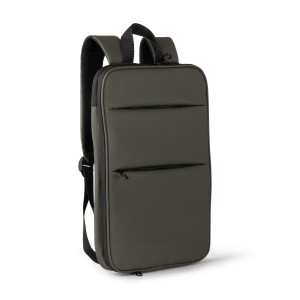 Mochila extensible acolchada con doble cremallera