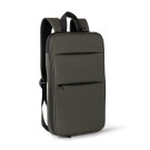 Mochila extensible acolchada con doble cremallera