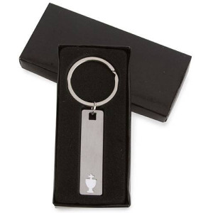 Llavero metálico con copa de cáliz | Llavero comunión 2