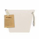 Neceser de algodón reciclado con cordón de transporte