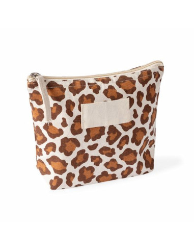 Neceser animal print de algodón reciclado