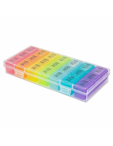 Pastillero semanal arcoíris