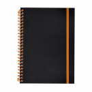 Libreta A5 de anillas y goma a color