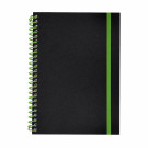 Libreta A5 de anillas y goma a color