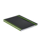 Libreta A5 de anillas y goma a color