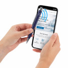 Bolígrafo NFC de aluminio mate