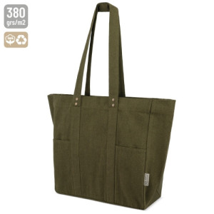 Bolsa resistente de algodón reciclado