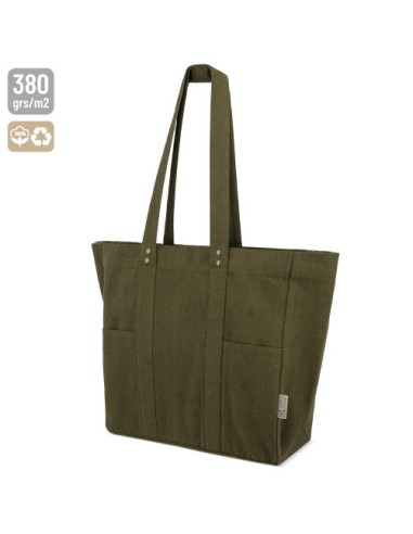 Bolsa resistente de algodón reciclado