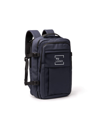 Mochila de viaje extensible de cuero sintético 30L