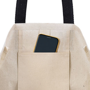 Bolsa de gran capacidad de algodón reciclado 2