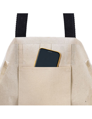 Bolsa de gran capacidad de algodón reciclado
