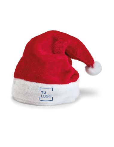 Gorro de Papá Noel de felpa suave