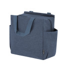 Bolsa nevera isotérmica de RPET con bolsillos laterales