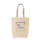 Bolsa de algodón 180gr con asas de color