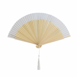 Abanico de bambú de 21 cm