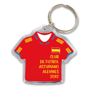 Llavero de ABS con forma de camiseta | Llavero camiseta 2