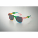 Gafas de sol con diseño de arcoiris