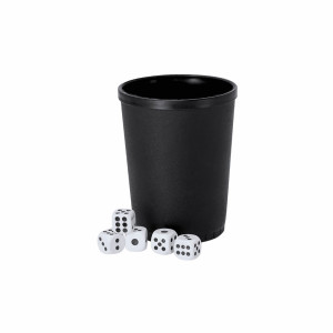 Juego de dados con cubilete 2