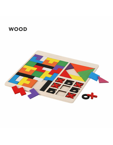Set de puzzles de madera 3 en 1