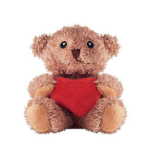 Osito de peluche para San Valentín