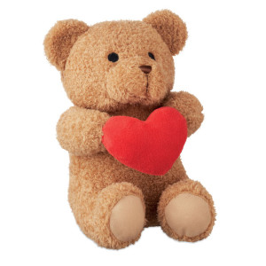 Osito de peluche de 23 cm con corazón