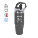 Vaso térmico de doble pared 900ml con asa de transporte