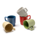 Taza de cerámica con base biselada 300 ml