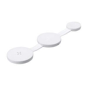 Cargador inalámbrico magnético 3 en 1 de 15w 2
