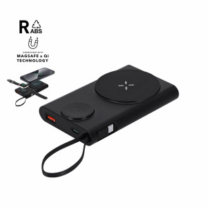 Batería externa con carga inalámbrica doble 10.000 mAh