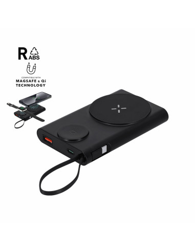 Batería externa con carga inalámbrica doble 10.000 mAh