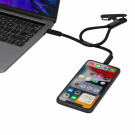 Pulsera multifunción de RPET para móvil con cable cargador