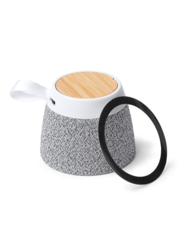 Altavoz inalámbrico de bambú y RPET