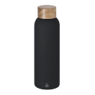 Botella de acero inoxidable reciclado con tapón de madera 700 ml